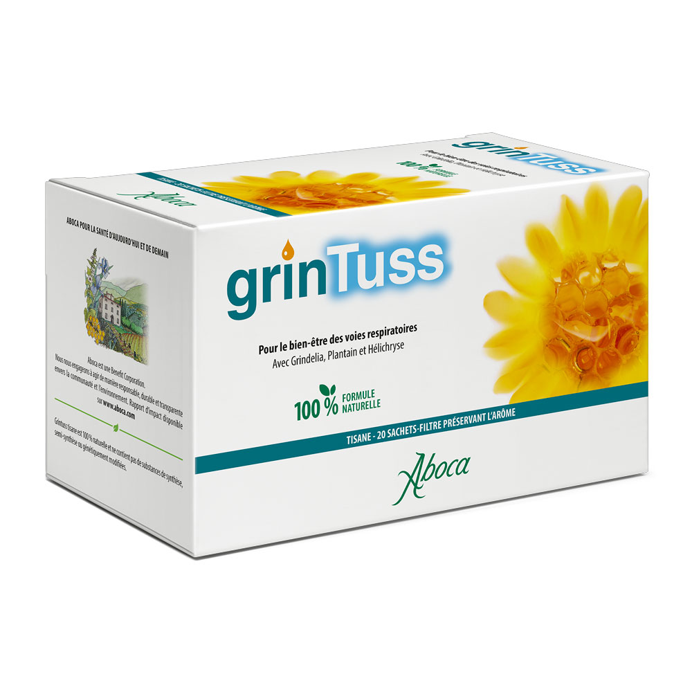 Aboca ORL GrinTruss Tisane Voies Respiratoires 20 sachets