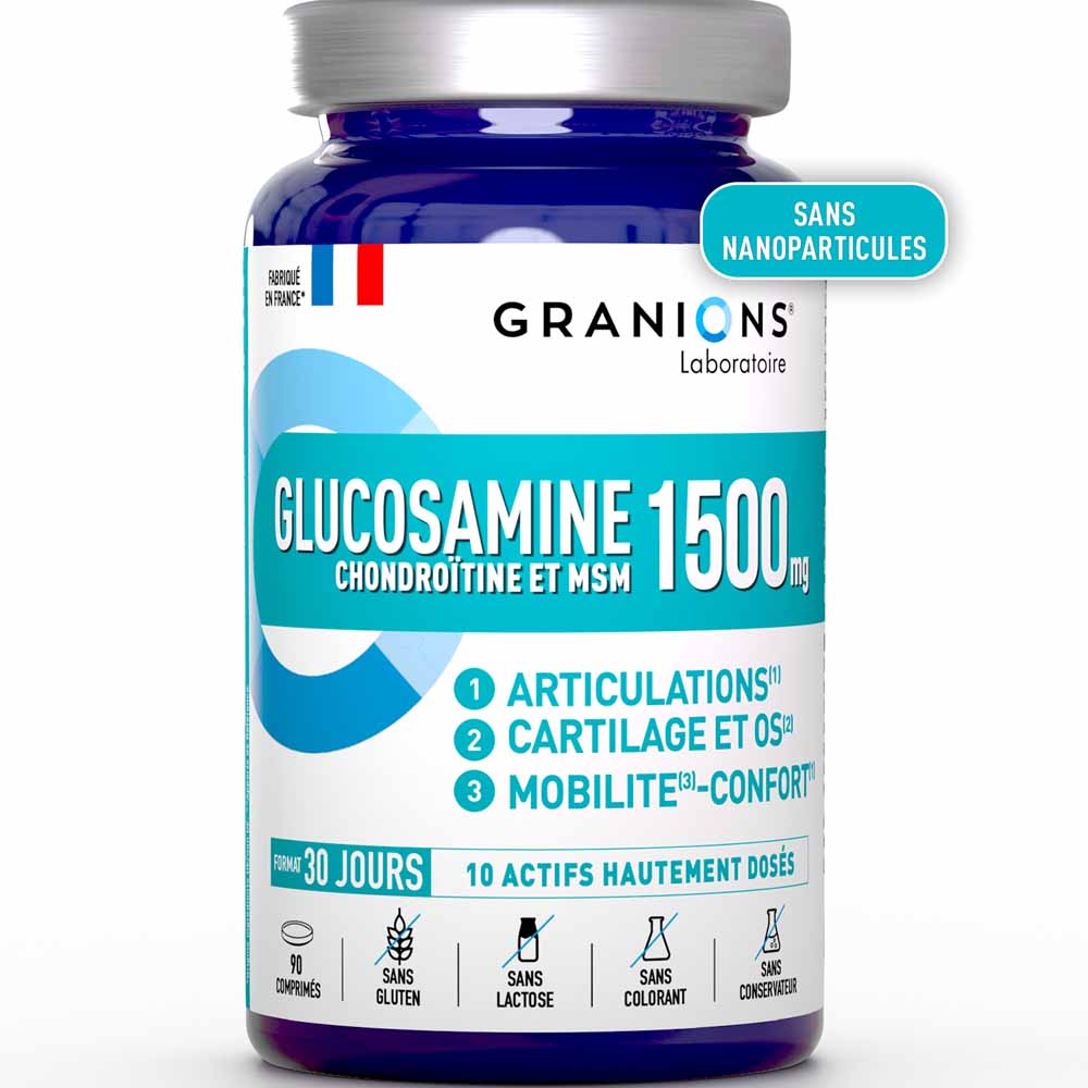 Granions Glucosamine Chondroïtine MSM 1500mg 90 comprimés