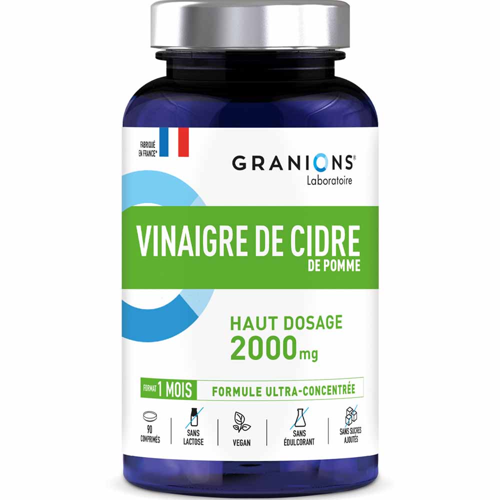Granions Vinaigre De Cidre De Pomme 2000mg 90 comprimés