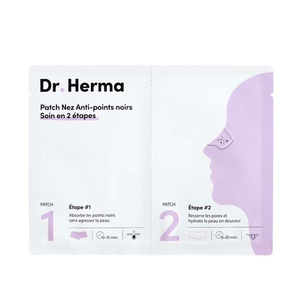Dr. Herma Patchs Points Noirs 2 Etapes x1 patch