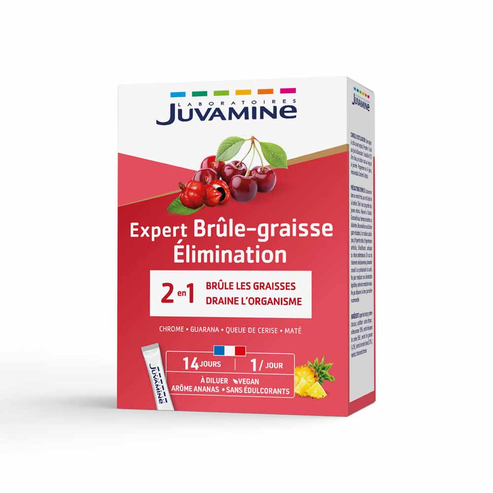 Juvamine Brule Graisse Elimination 14 Sticks