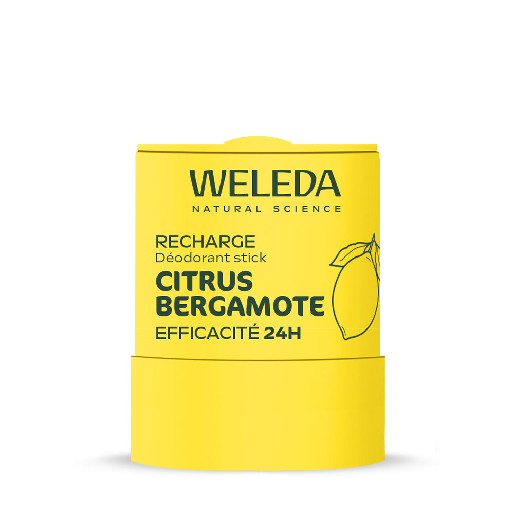 Weleda Recharge Déodorant Stick Citrus Bergamote 50g
