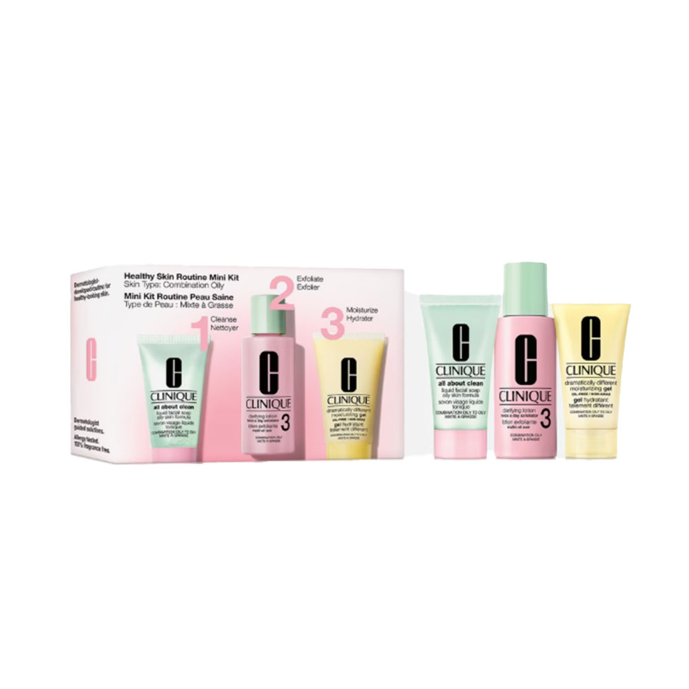 Clinique Kit Peau Saine Basic 3 Temps™ Peaux mixtes à grasses