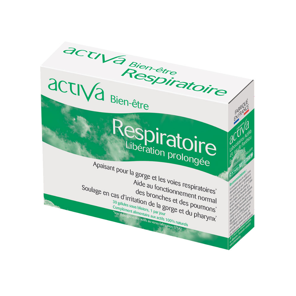 Activa Bien-Être Respiratoire Libération Prolongée 30 gélules