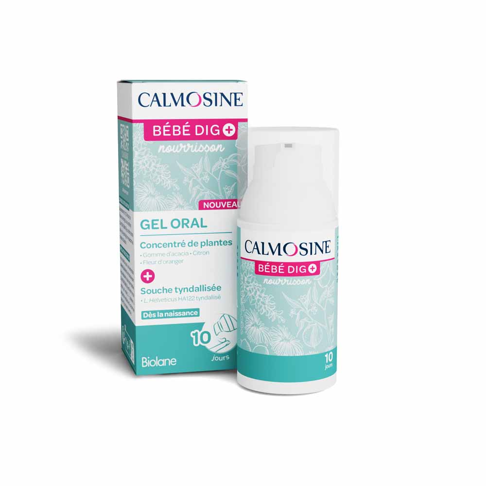 Calmosine Bébé Dig+ Gel Oral Troubles Digestifs Nourrisson 34ml