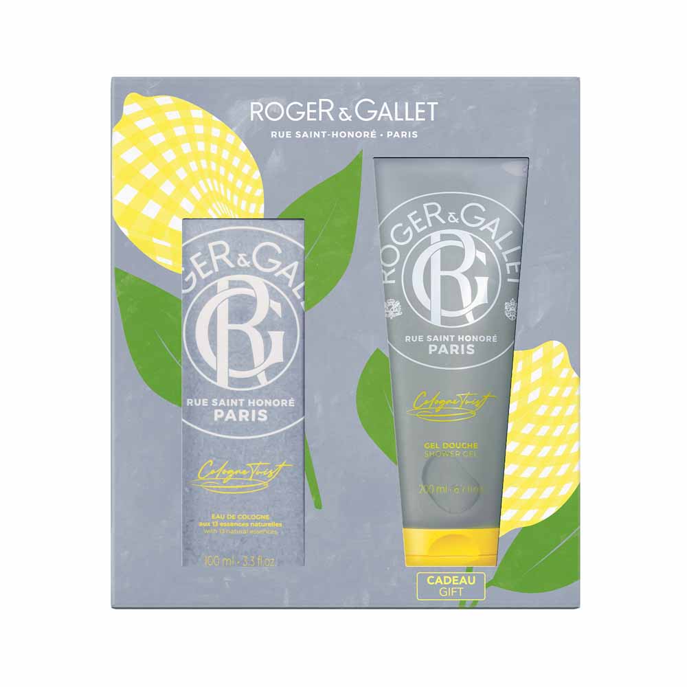 Roger & Gallet Cologne Twist Coffret Fête des Pères Cologne Twist + Gel Douche 300 ml