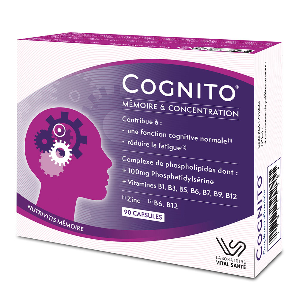Vital Santé Cognito Mémoire 90 capsules
