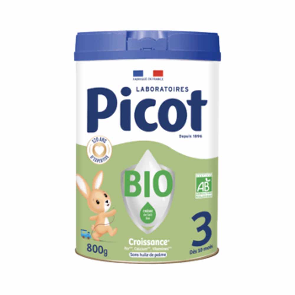 Picot 3 Lait En Poudre Croissance 10 Mois A 3 Ans Bio 800g