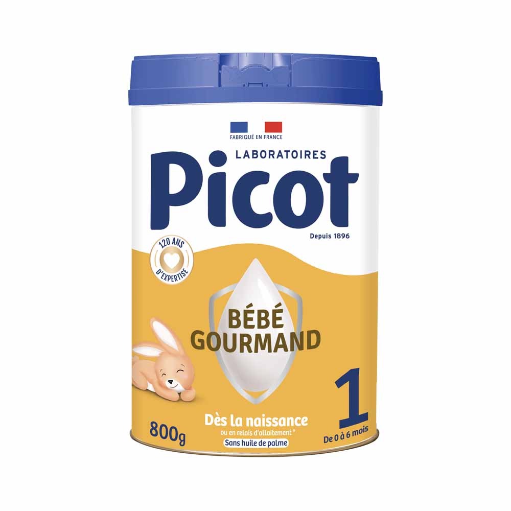 Picot Lait En Poudre Sans Huile De Palme Bebe Gourmand 1 De 0 A 6 Mois 800g