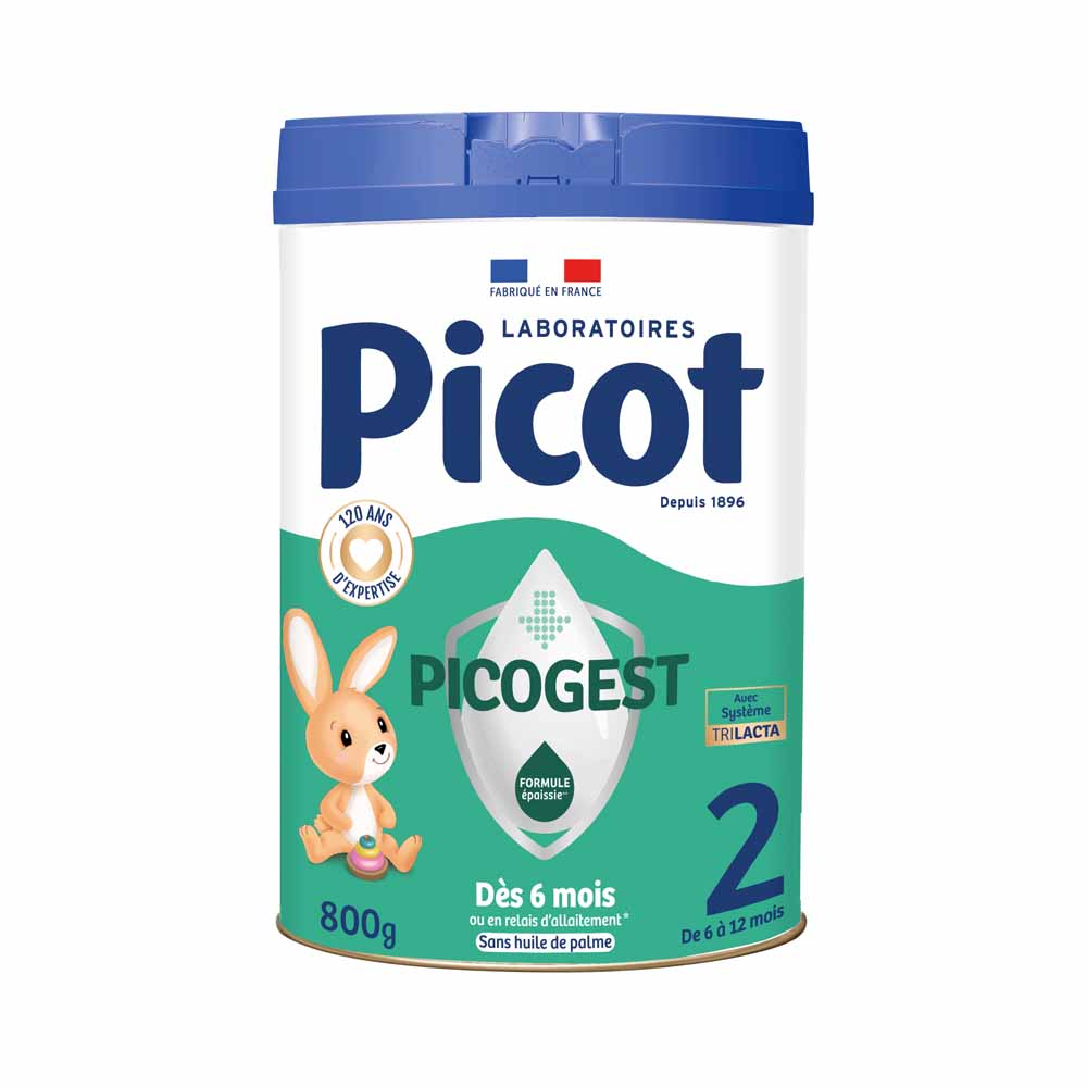 Picot Picogest 2 Preparation pour bebes epaissi a l'amidon De 6 a 12 mois 800g