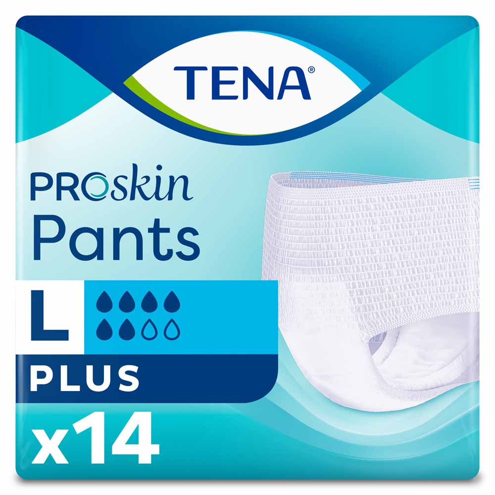 Tena Pants ProSkin Plus Large Sous-vêtements Absorbants x14