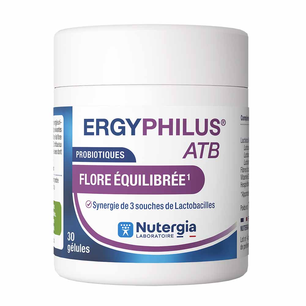 Nutergia Ergyphilus Microbiote ATB 30 Gélules