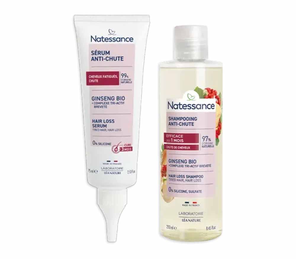 Natessance Coffret Shampooing + Sérum Anti-Chute 325ml