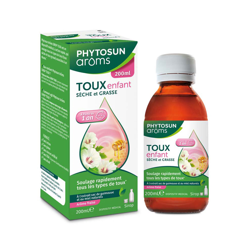 Phytosun Aroms Sirop Toux Sèche Et Grasse Enfant 200ml