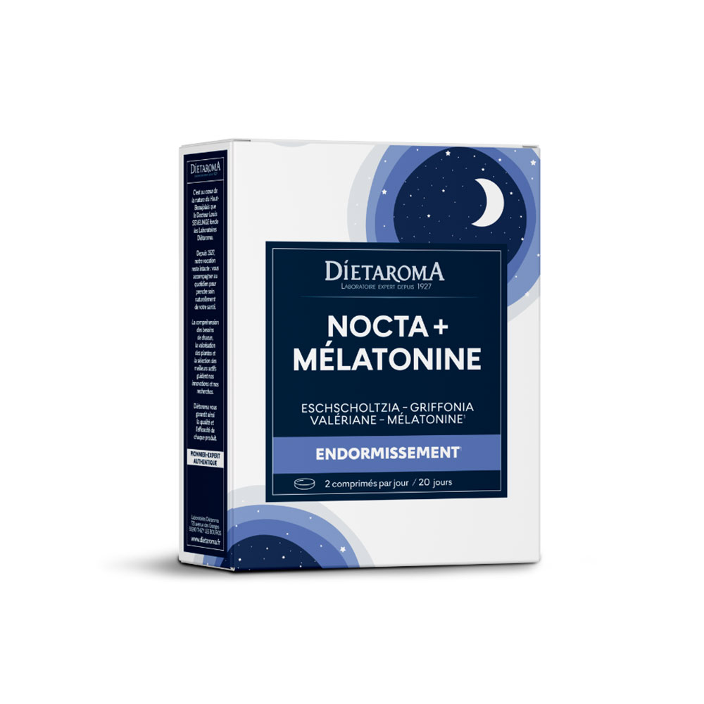 Dietaroma Nocta + Mélatonine 40 comprimés