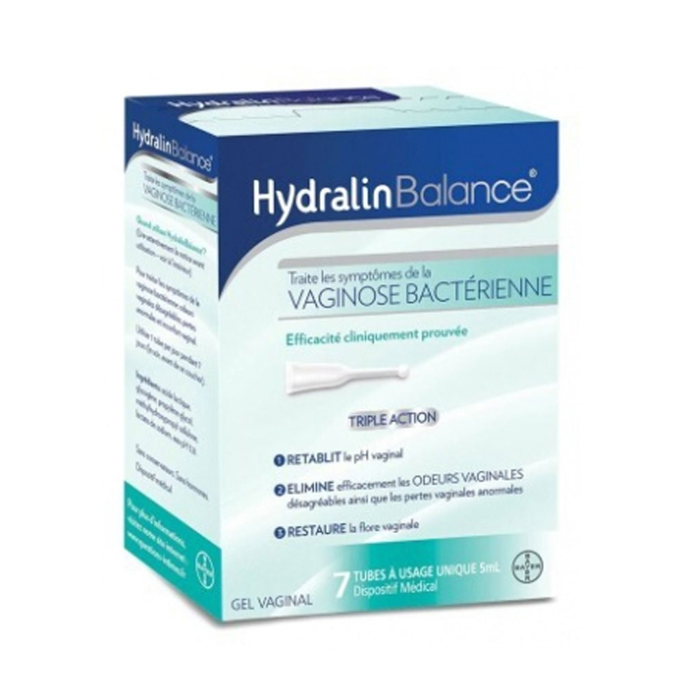 Hydralin Balance Gel Vaginal Vaginose Bacterienne 7x5ml