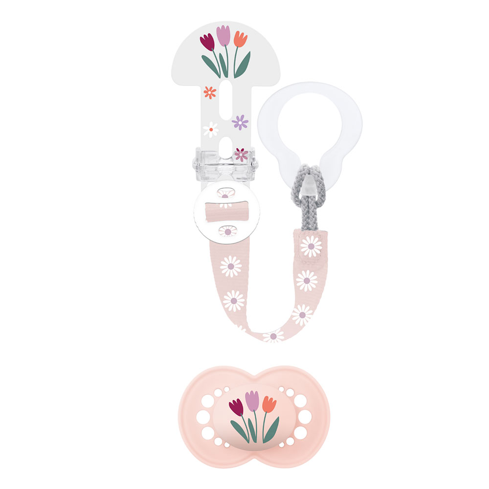 Mam Kit Sucette Symétrique + Attache Sucette Dès 6 Mois x1