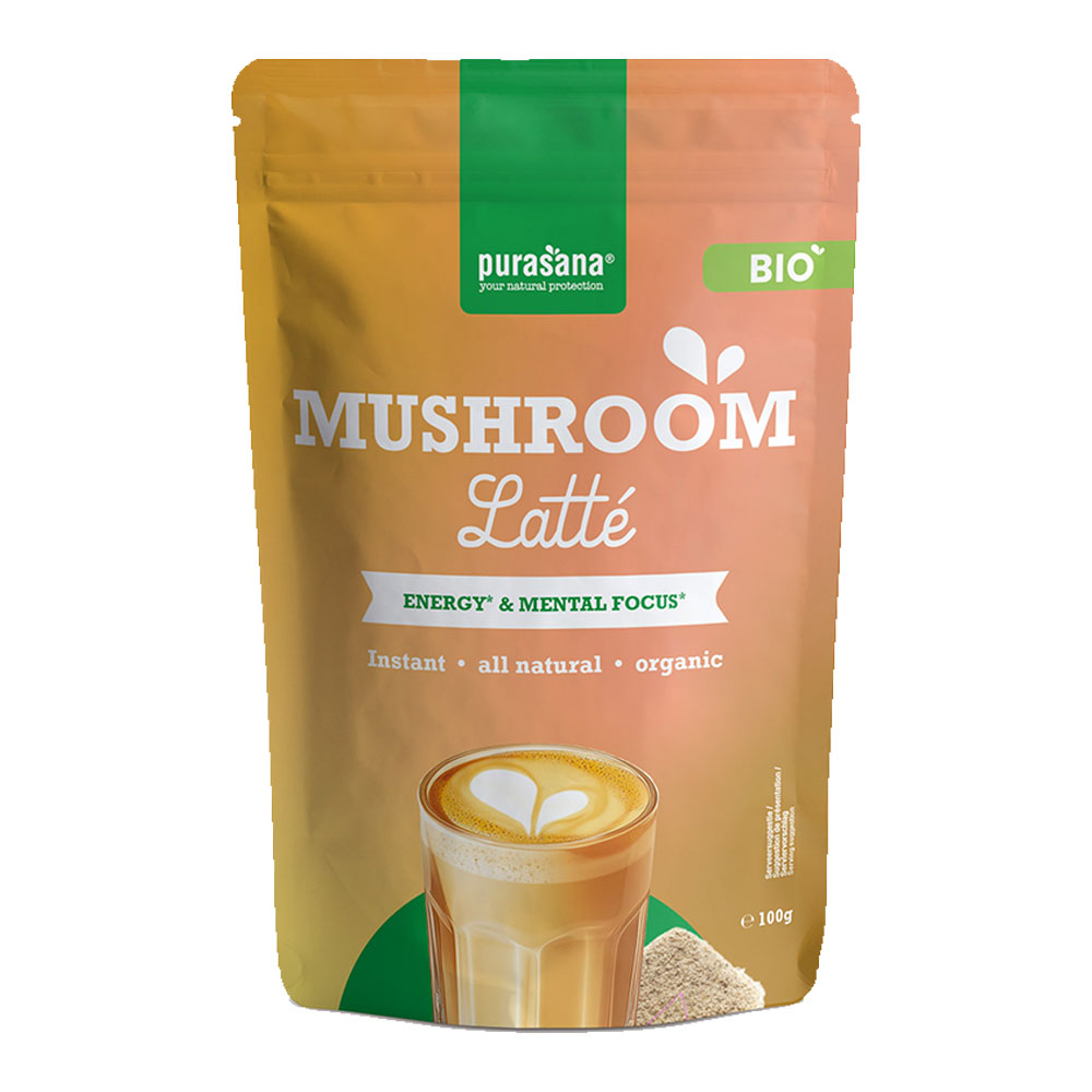 Purasana Mushroom Latté Instantané 100g