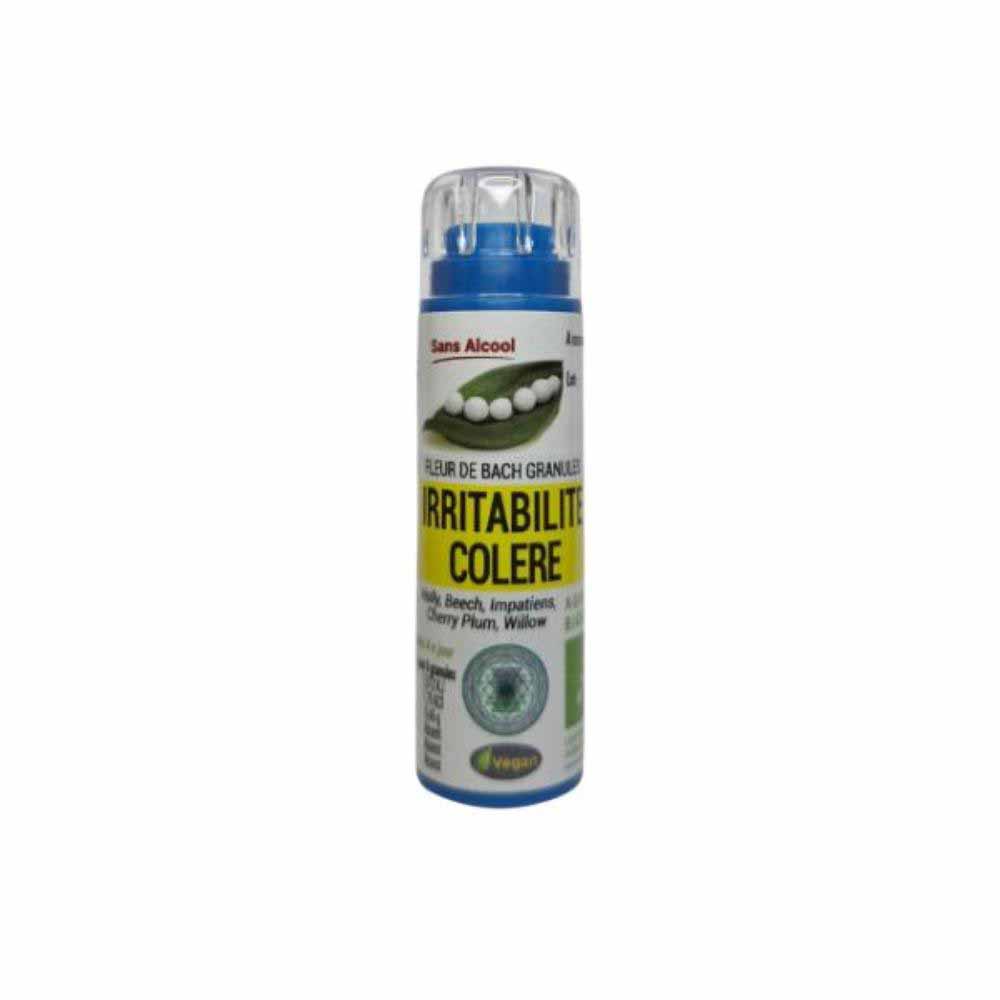 Kosmeo Fleurs de Bach Irritabilité Colère Bio 120 granules