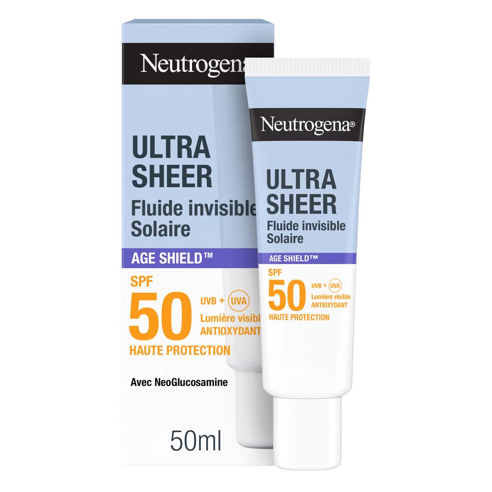 Neutrogena Ultra Sheer Fluide Solaire Invisible Anti-Âge SPF50 50ml
