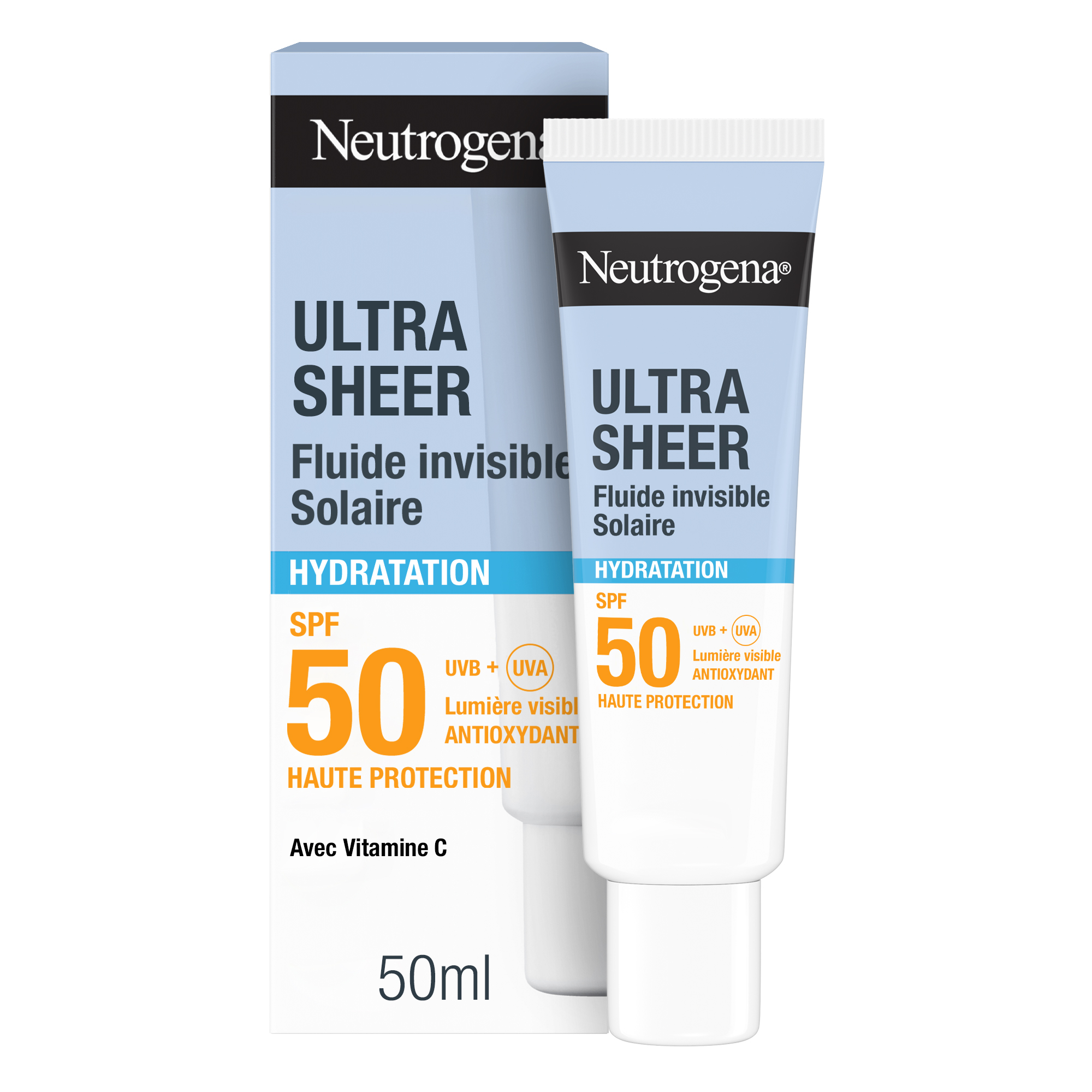 Neutrogena Ultra Sheer Fluide Solaire Invisible Hydratation SPF50 50ml