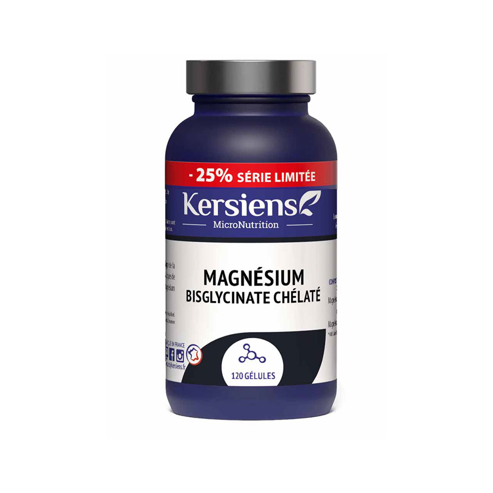 Kersiens Magnésium bisglycinate chélaté 120 gélules