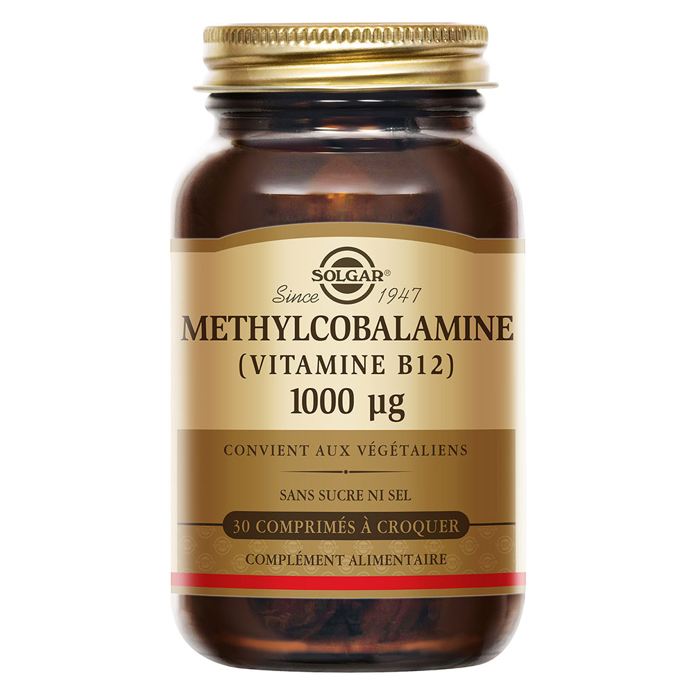 Solgar Méthylcobalamine Vitamine B12 30 comprimés à croquer
