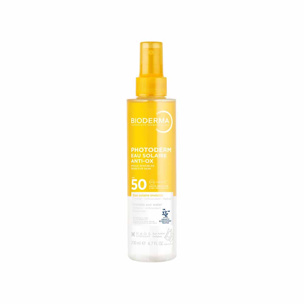 Bioderma Photoderm Eau Solaire SPF50 Anti-OX Peaux Sensibles 200ml