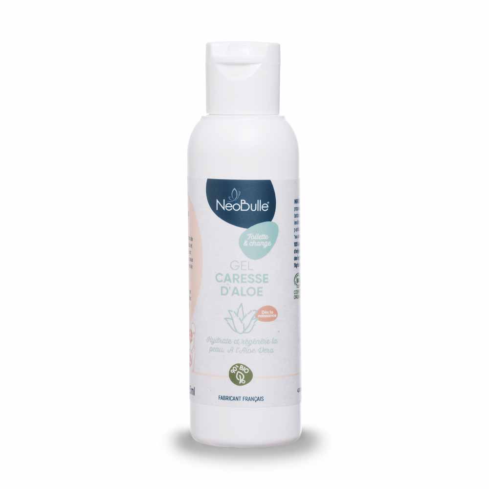 Neobulle Toilette & Change Bébé Gel Caresse d'Aloe Peaux Sèches et Irrités Dès La Naissance 125ml