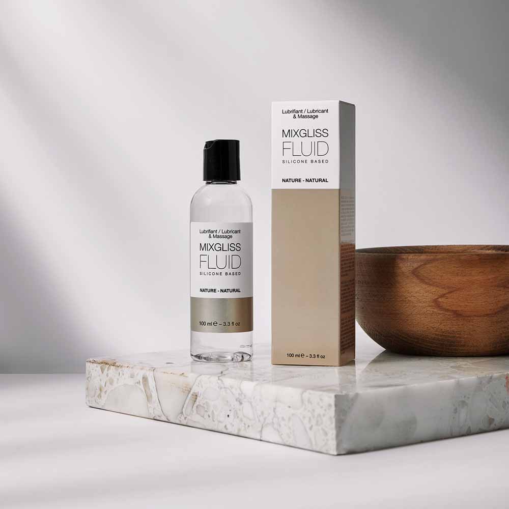 Mixgliss Fluid Silicone Lubrifiant Intime 2-en-1 Sans Parfum 100ml
