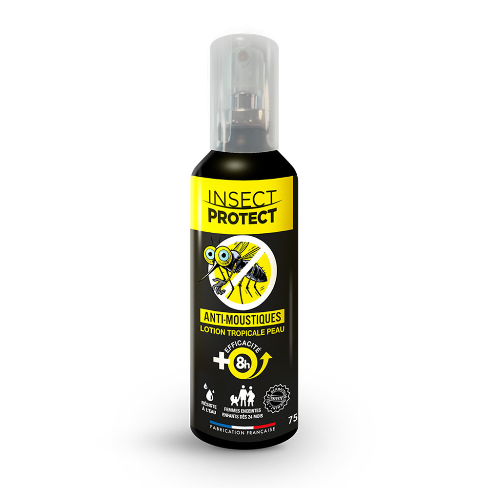 Insect Protect Anti-Moustiques Lotion Tropicale Peau 75ml
