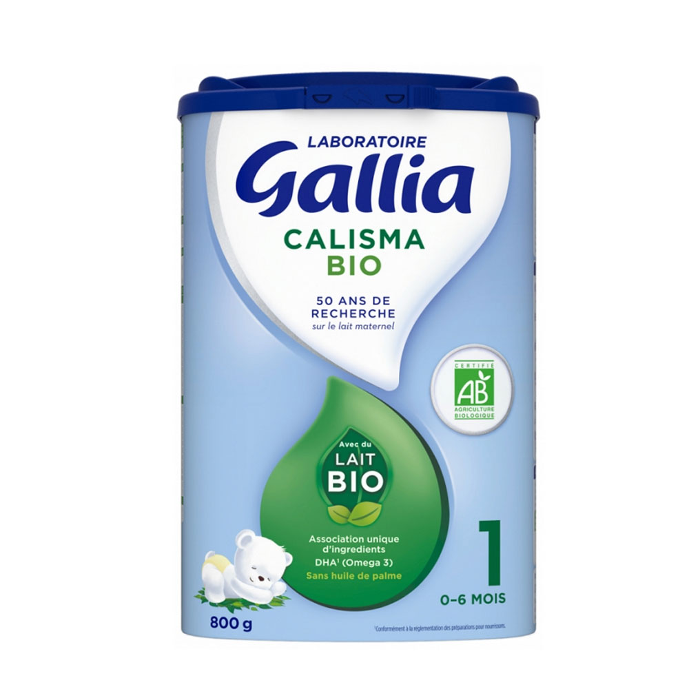 Gallia Calisma 1 Lait En Poudre Bio 0 à 6 mois 800g