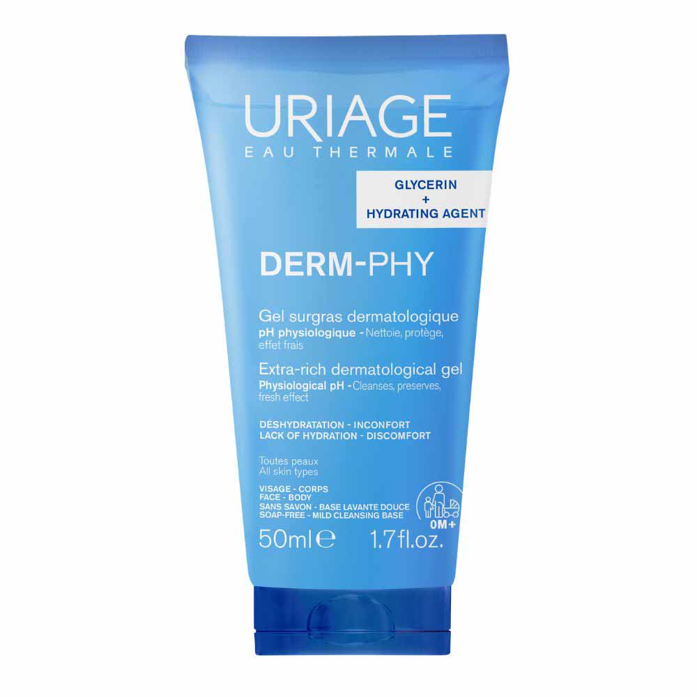 Uriage Derm-Phy Gel Surgras Dermatologique Visage et Corps 50ml