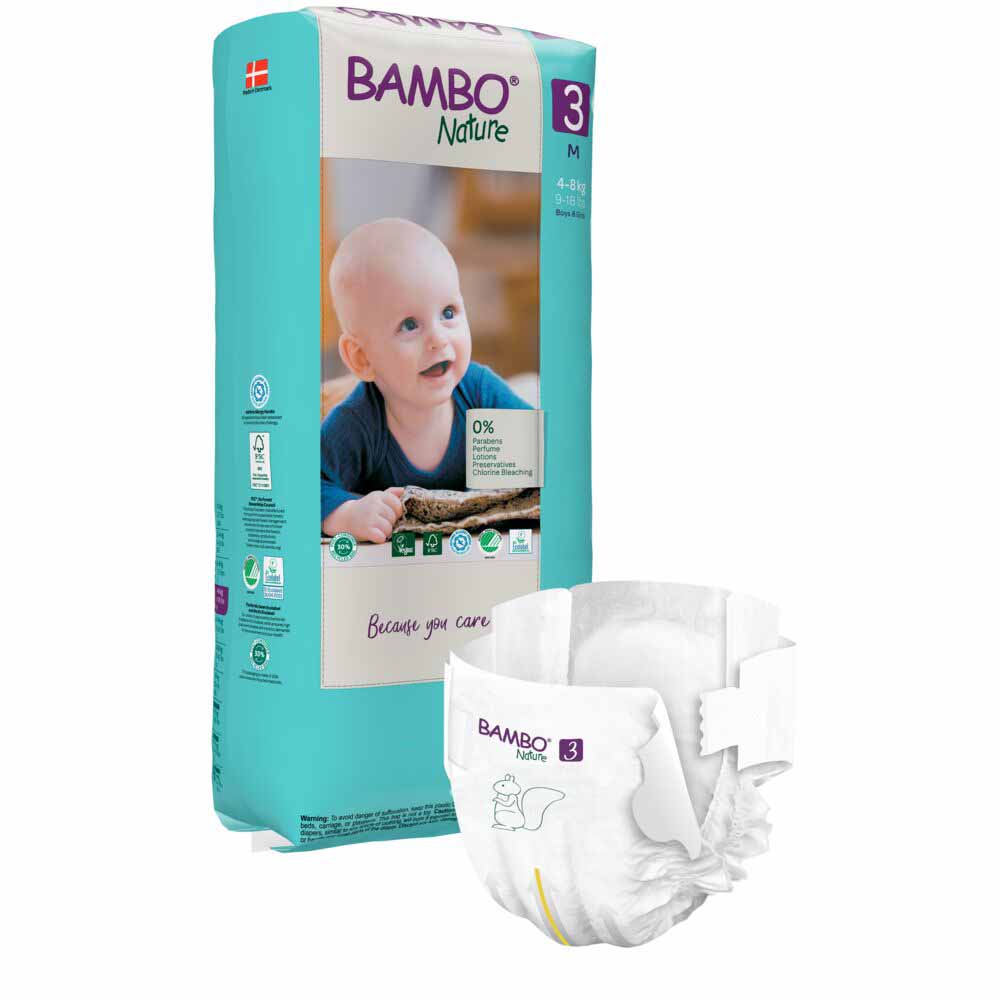 Bambo Nature Couches M Taille 3 4 à 8 kg x52