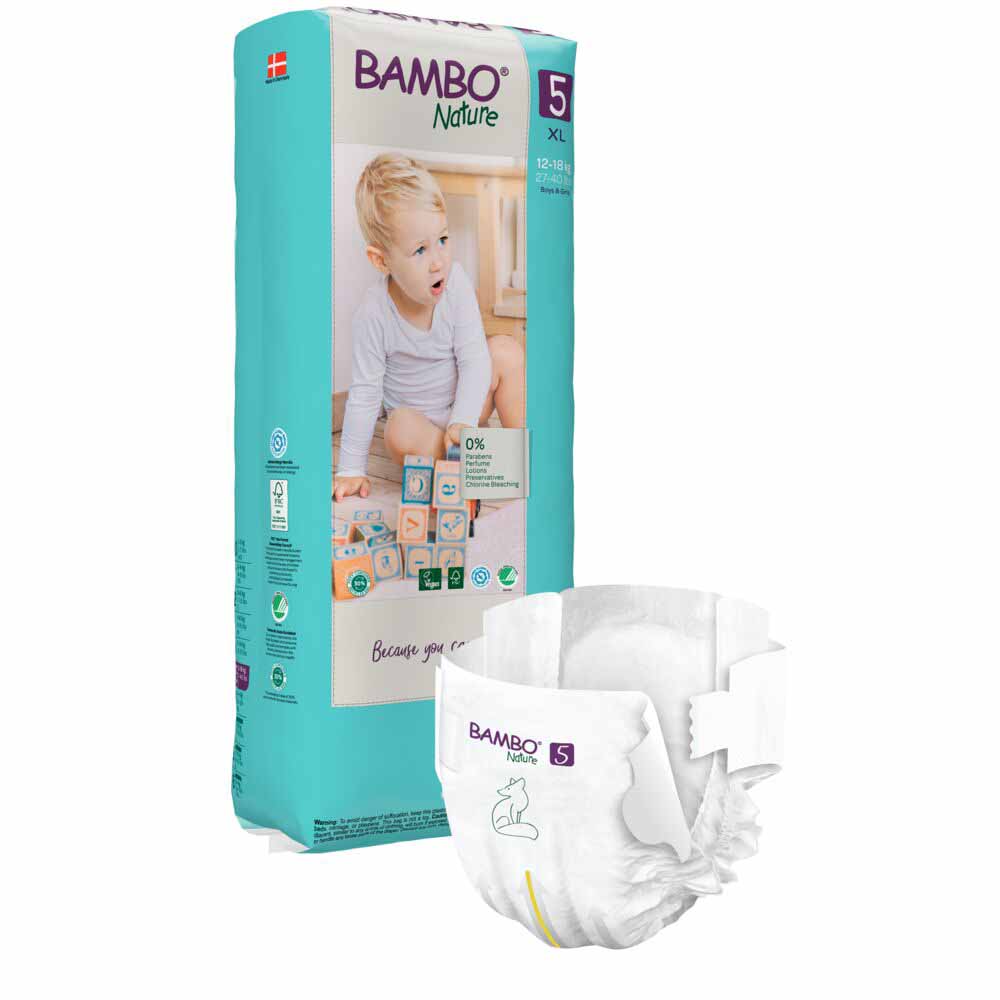 Bambo Nature Couches XL Taille 5 14 à 18 kg x44