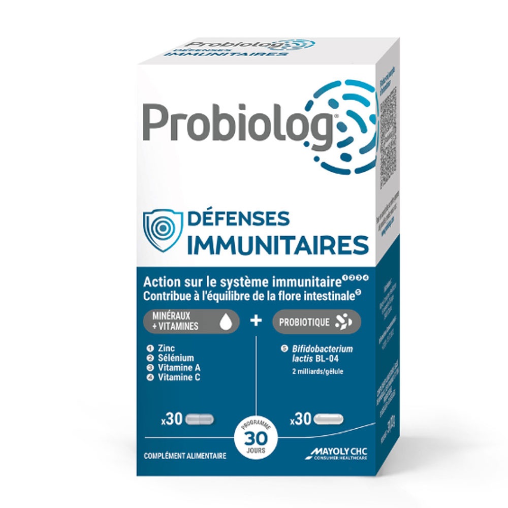 Mayoly CHC Probiolog Défenses immunitaires 2x30 gélules