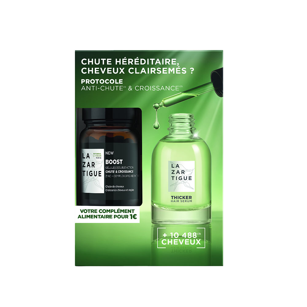 Lazartigue Thicker Coffret Sérum + Boost 51ml