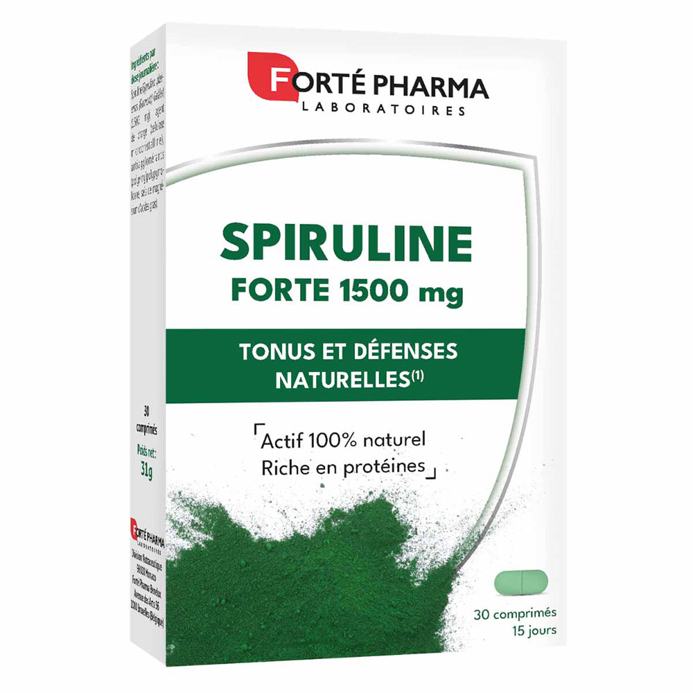 Forté Pharma Spiruline 1500 30 comprimés