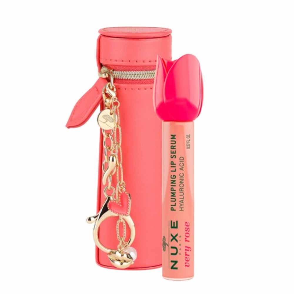 Nuxe Very rose Sérum Lèvres Repulpant avec Etuits et Charms Edition Limitée 8ml