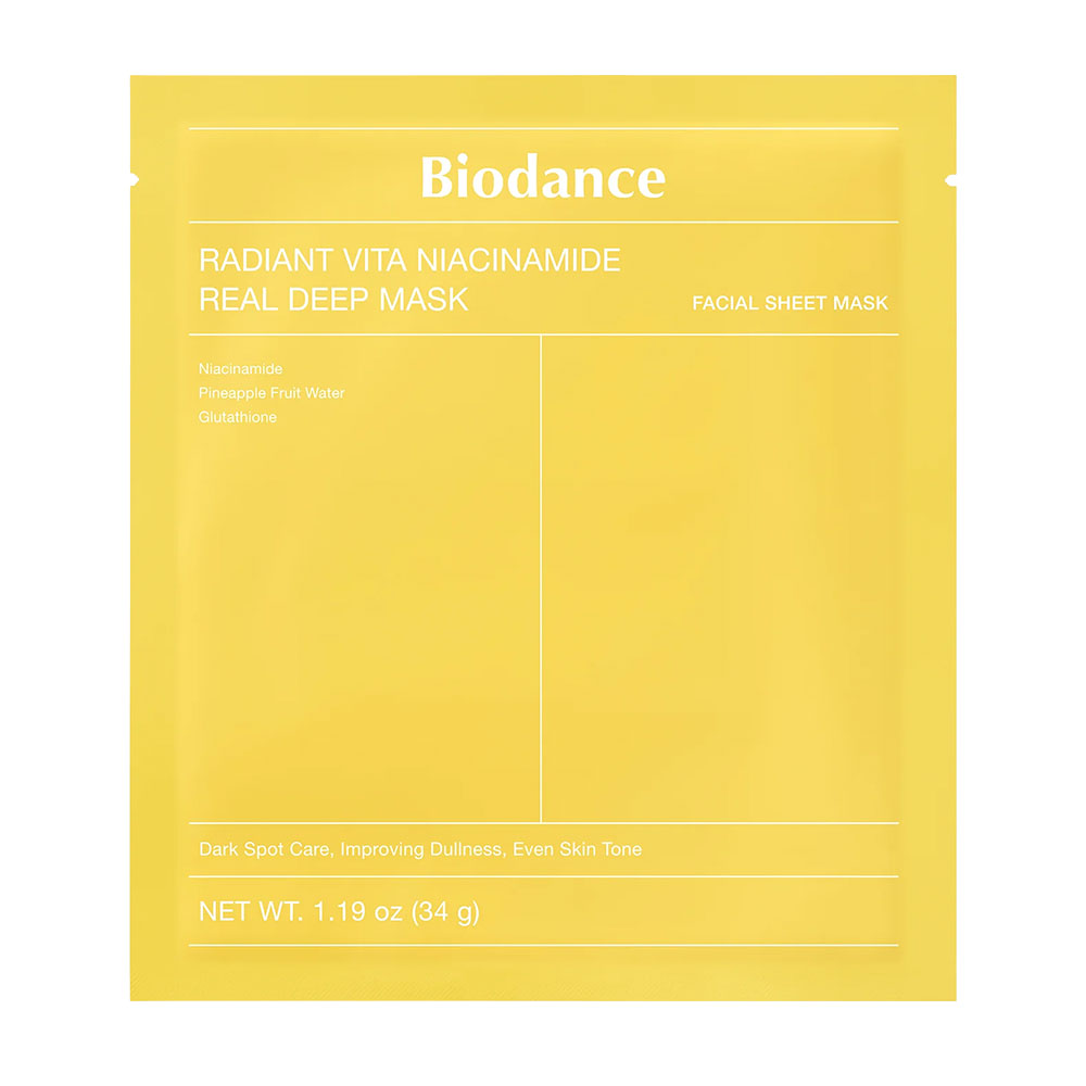 Biodance Radiant Vita Niacinamide Masque tissu gélifié Eclat du teint x1