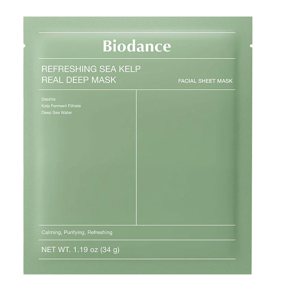Biodance Refreshing Sea Kelp Masque tissu gélifié Apaisant x1