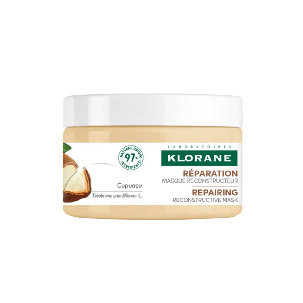 Klorane Cupuacu Masque Reconstructeur au Capuaçu Cheveux Très Secs et Abimés 250ml