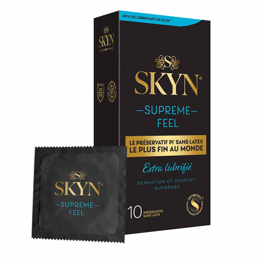 Skyn Supreme Feel Extra Préservatifs Sans Latex x10