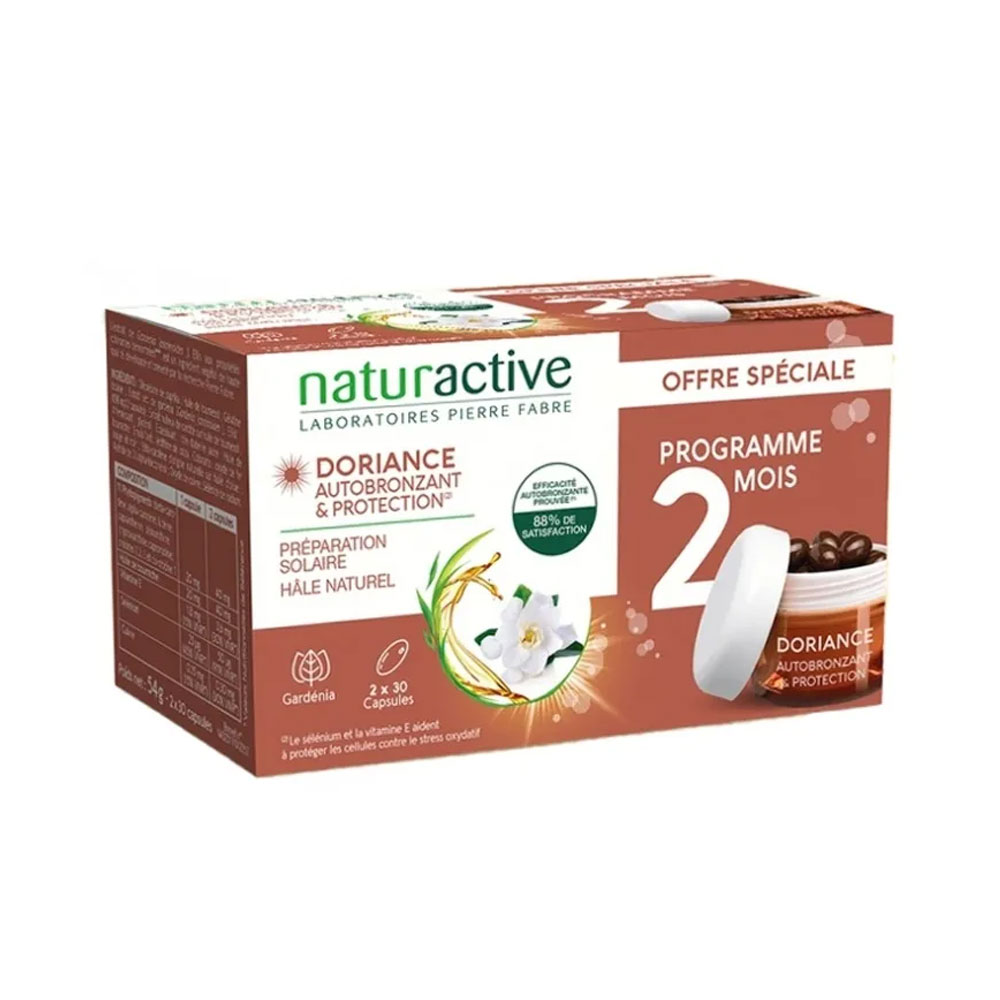 Naturactive Doriance Autobronzant & Protection 2x30 capsules