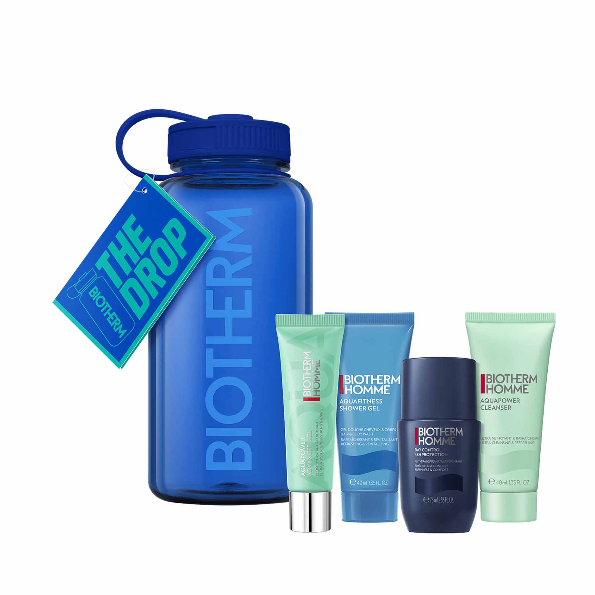 Biotherm Drop Collection Les Essentiels d'Hydratation Homme Visage & Corps