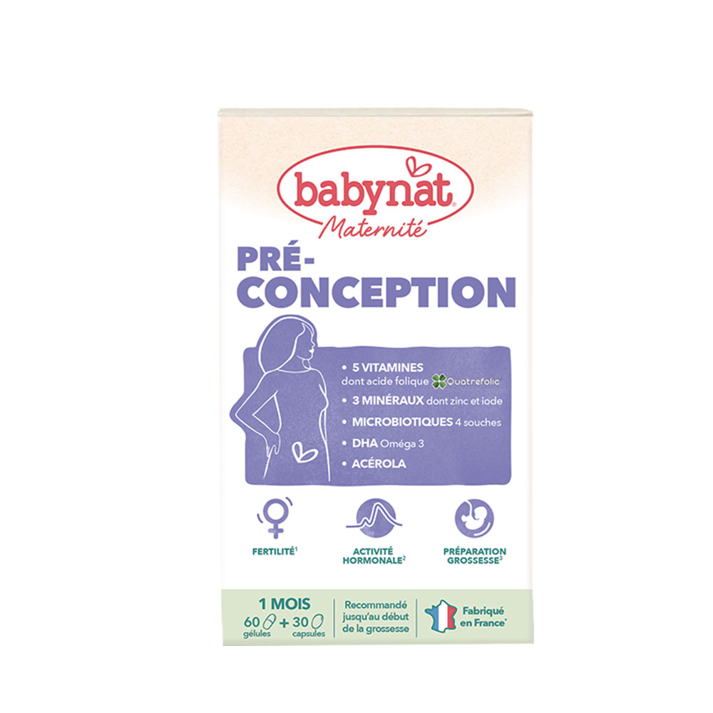 Babynat Maternité Préconception 60 gélules + 30 capsules