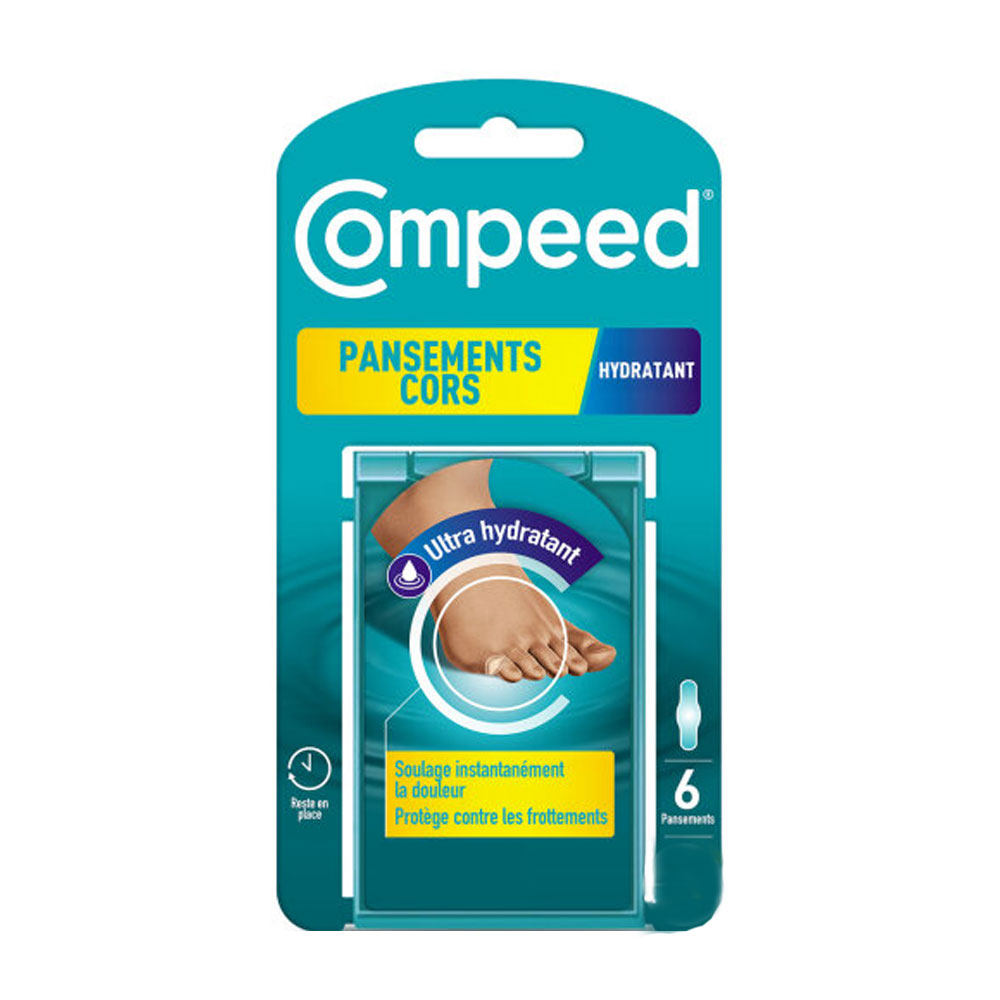 Compeed Pansements Cors Hydratant Moyen Format x6
