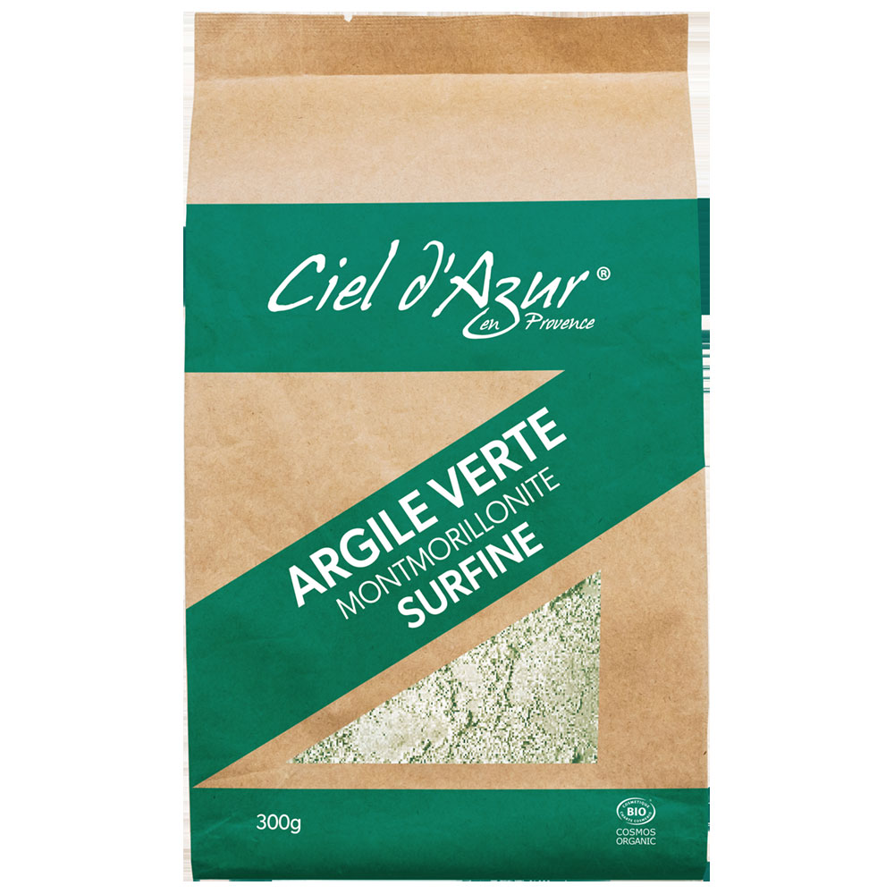 Ciel D'Azur en Provence Argile Verte Montmorillonite Extra 300g