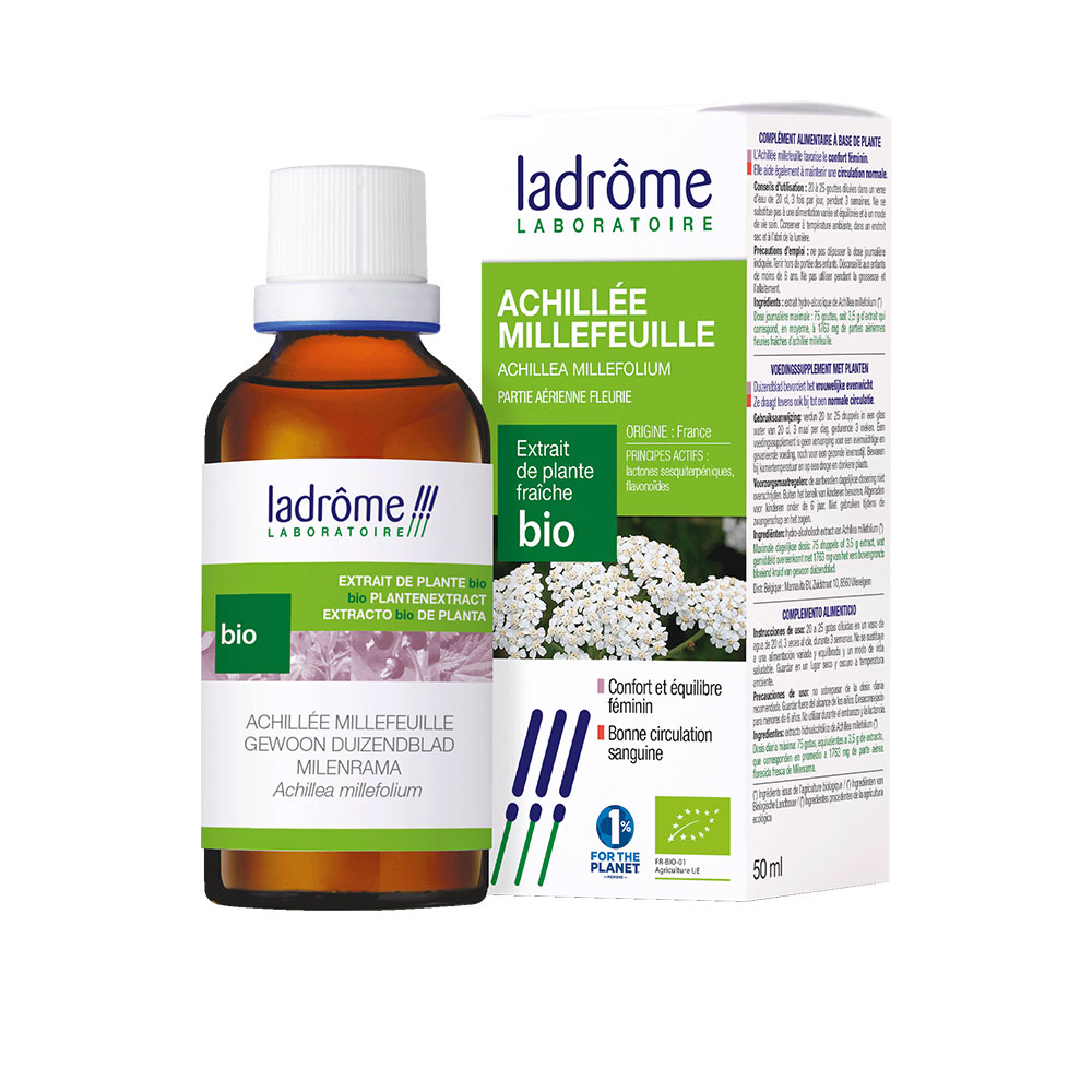 Ladrôme Extrait De Plante Achillée Millefeuille Partie Aérienne Fleurie 50ml