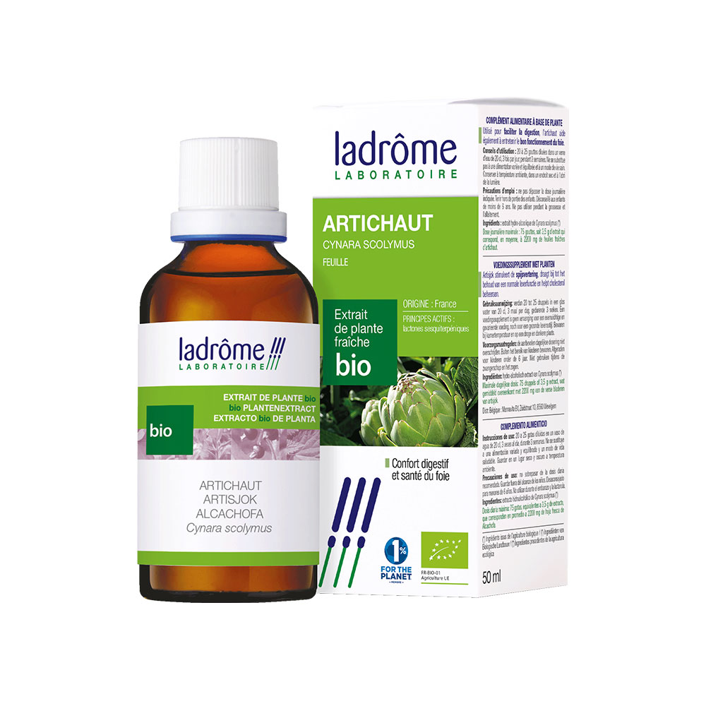 Ladrôme Extrait De Plante Artichaut Feuille 50ml